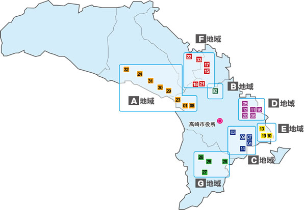 高崎市の工業団地